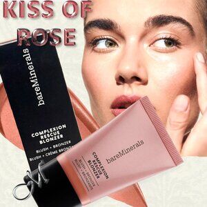 bareMinerals Complexion Rescue Blonzer Cream Blush + Bronzer* ~ Kiss of Rose NIB
